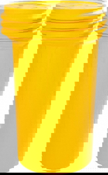 57 Gallon Closure Capacity, Screw On Closure, Yellow Overpack